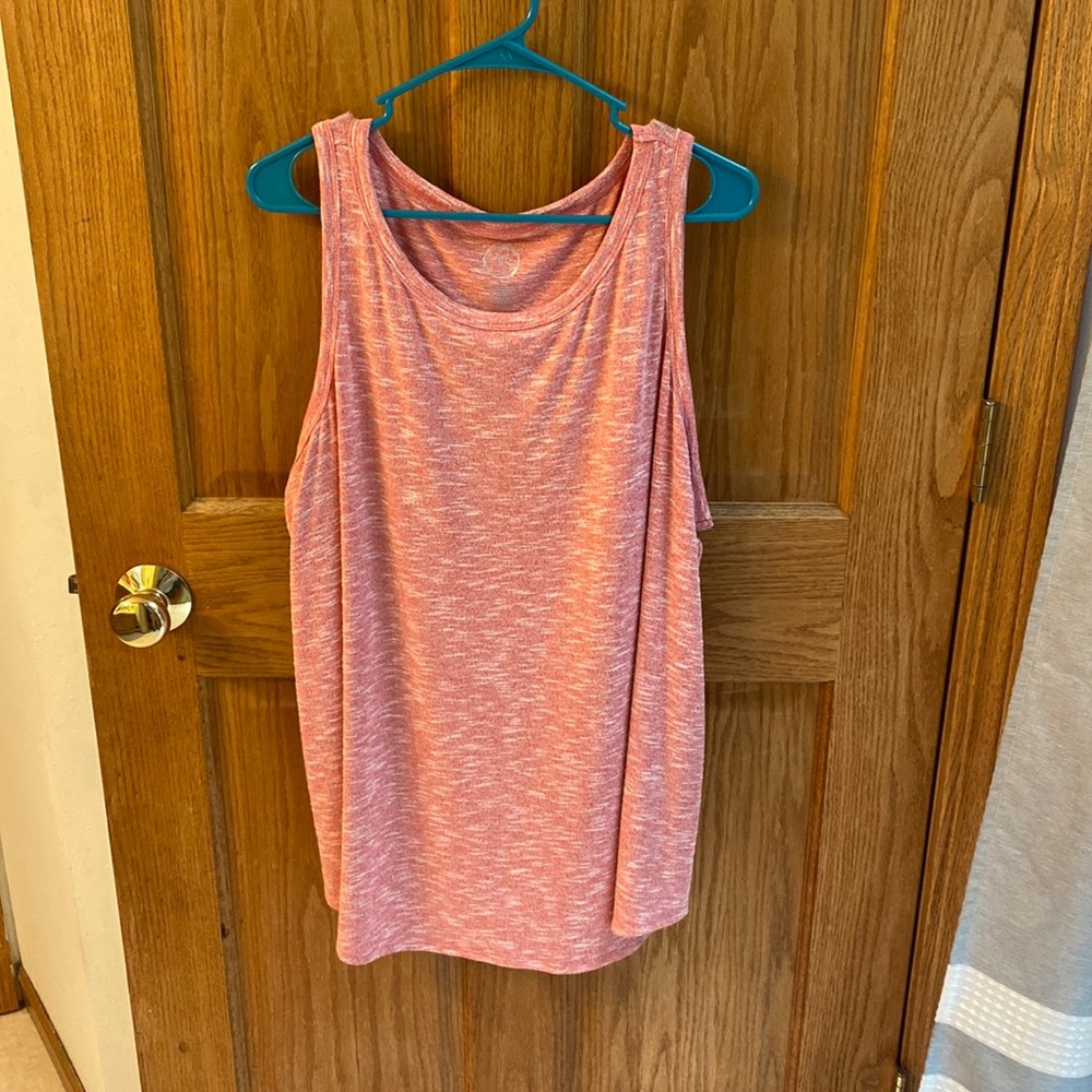 Salmon pink tank top